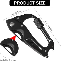 palay Pocket Multitool with Safety Locking Handy, Survival Gear for Camping Hiking Multi Vise Tool image 3