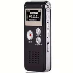 MatLogix Built-in Speaker 8GB Rechargeable Digital Voice Recorder with Dictaphone 8 GB Voice Recorder-27