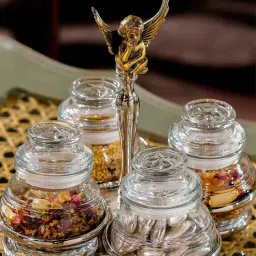 izzhaar Angel 300ml Gold Stainless steel Condiment Set-picture-20
