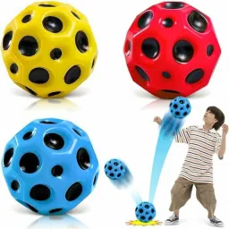 Multicolor Bouncing Moon Ball, Price For 2pcs | RP1169(2-30)-3