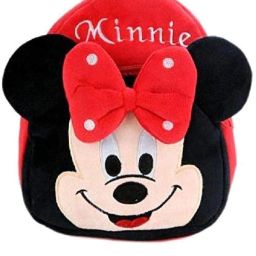 Small 10 L Backpack Unisex Kids 3 To 5 Years Red Minniefabric Kid Backpack-image-43