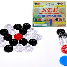 Crystal Top Grade Carrom Coins Carrom Pawns-picture-17
