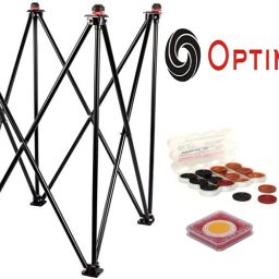 ® Carrom Board Stand(Adjustable)Coins Disco Powder 1 Striker-For All Size Carrom Carrom Pawns-18