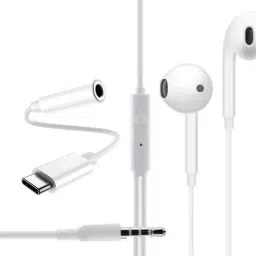 Pacificdeals White Combo Of Type C Connector Audio Jack & 3.5mm Earphone For Vivo Phone Converter-12