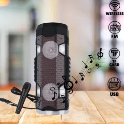 GUGGU Party Speaker with Wireless Bluetooth Speaker RGB Light Mic, FM With Remote K57 20 W Bluetooth Laptop/Desktop Speaker-image-72
