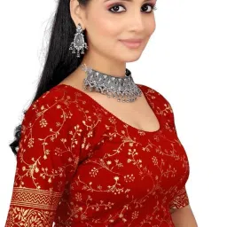 Round Neck Women Blouse-image-95