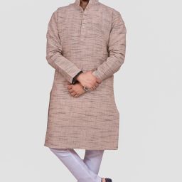 Men Cotton Blend Kurta Pyjama Set-image-15