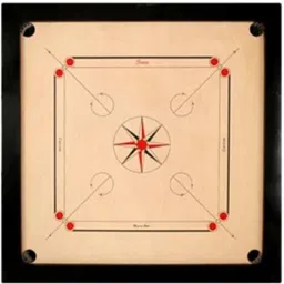 Full Size 32 Inch Wooden With Crystal CoinStriker,Powder RoundPocket 5 cm Carrom Board-image-25