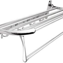 Stainless Steel Bathroom Folding Towel Rack Hanging Towel Stand 24 Inches 24 inch 1 Bar Towel Rod-image-22