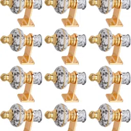 White, Black Curtain Hooks Metal-18