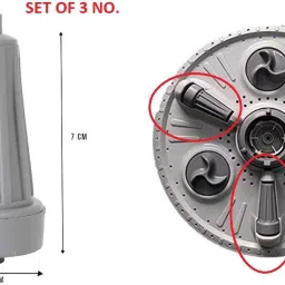 400-470 Vinad Lg Semi Automatic Pulsator Roller Belan Washing Machine (3 Pcs Set) Washing Machine Net image 4
