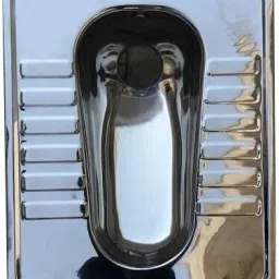 Stainless Steel Orissa Toilet Pan Seat Orissa Toilet Pan Seat II Grade -304 II Weight-3.3 kg II Size- 23 X19 X 9 Inch Indian Commode-13