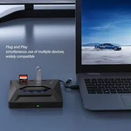 ULTRABYTES External DVD Drive USB 3.0 Type C High Speed 5Gbps External DVD Writer image 4