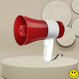 Handheld Megaphone with Siren, Microphone & Rechargeable for Outdoor EventsA265 Megaphone Portable Megaphone Siren Loudspeaker Function &Long Battery BackupU265 Outdoor PA System-94