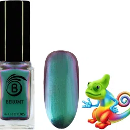 CHROME PRISMATIC NAIL POLISH-6002 Deep Green-image-37