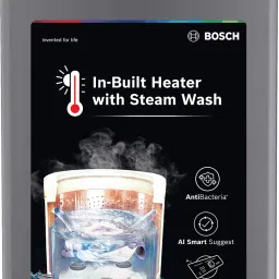 8 kg Fully Automatic Top Load with In-built Heater Black, Grey-11