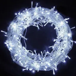 50 LEDs 12.5 m White Steady Bulb Rice Lights-image-64