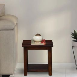 woodsworth from pepperfry Eva Sheesham Wood End Table In Provincial Teak Finish-picture-39