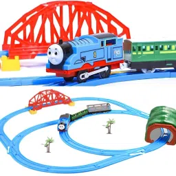 Battery Operated Adventure Train Toy For kid Tunnel Cave Flash Light & Sound-23
