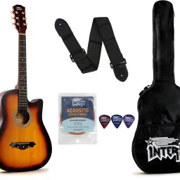 INT-38C-SB Acoustic Guitar Linden Wood Rosewood Right Hand Orientation-14
