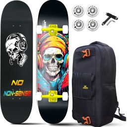 Downtown Surfers No Nonsense 7 layer Canadian mapple skateboard deck 31 inch x 8 inch Skateboard-picture-23