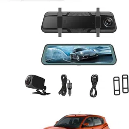 Digital 9.66inch Mirror DVR Full Touch Screen With TFT/Night Vision For Car-169 Black LED-image-57