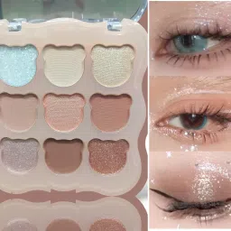 Korean Eye Glitter Makeup 9 colors high pigment eyeshadow 12 g-image-29