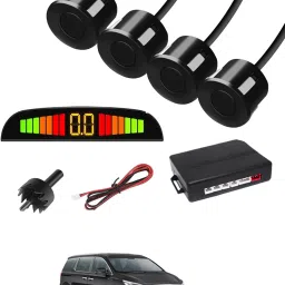 Black 4 Parking Reverse Safety Sensor For Vehicles-51 Universal Reverse Black Parking Sensor With Buzzer And LED Display-51 Parking Sensor-picture-18