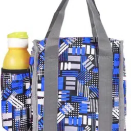 School and Office tiffin bags Lunch,Box,Bag,Lunch Box Bag Keep Food Hot and Warm For everyone Carrying Tiffin and Food Container | Stylish and Attractive Double zipper Bag | Return Gift For Men & Women (LunchBag.2023) Waterproof Lunch Bag-image-25
