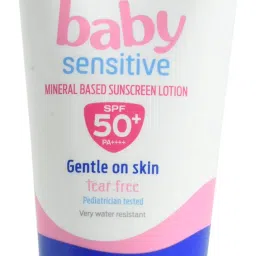 Sunscreen - SPF 50 PA++++ Baby Sensitive Mineral Based Sunscreen Lotion-image-19