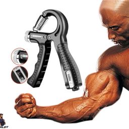 Grip Strengthener with Counter,Adjustable Resistance 10-130Lbs(5-60kg),Non-Slip Hand Grip/Fitness Grip-25