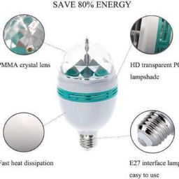 agtrendz ROTATING BULB IN MULTICOLOR Single Disco Ball Single Disco Ball (Ball Diameter: 8 cm) Single Disco Ball image 4