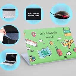SDM 6IN1LAPTOPSKIN,SCREEN&KEYGAURD PROTECTOR,TRACKPAD,SLEEVEBAG,MOUSEPAD15.6INCH365 Combo Set-image-62