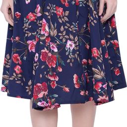 Women Printed A-line Multicolor Skirt-image-62