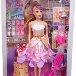 This set includes Doll Set With clothes and accessories for girls-image-67