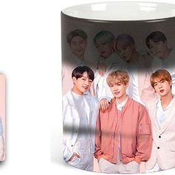 convay BTS Army Universe Magic with keychain Ceramic Coffee Mug-picture-9