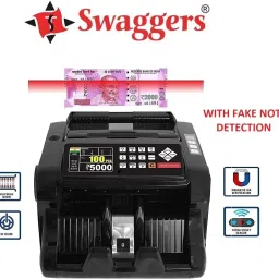 SWAGGERS Advanced Mix Note/Money Value Counting Machine with MG, UV, IR Fake Detection Note Counting Machine image 2