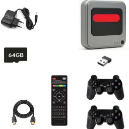 lightgaming Support Android TV Console Gamebox G7 Retro Video Game Player WiFi 4K HD 64 GB 64 GB with Super Mario, Crash, GTA, Zelda, Sonic, Donkey Kong, Street Fighter-76