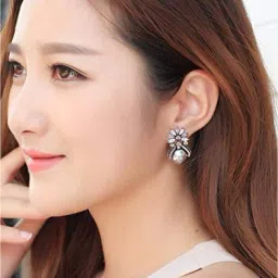 Stylish Latest Design Pearl Jewellery Pearl Alloy Drops & Danglers-image-48