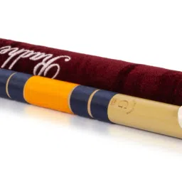 G Natural Base Right Handed With Velvet Cover Dark Blue & Orange PVC Flute-19