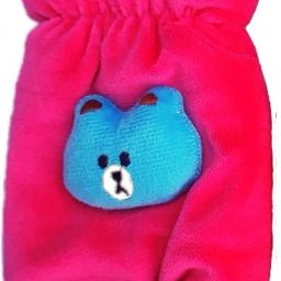New Born Baby Soft Velvet Feeding Bottle Cover with Attractive Cartoon on The Front Suitable for 240ml-image-60