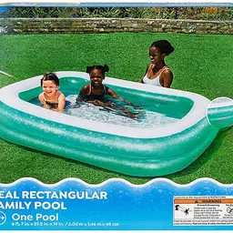 tiny tales Family Inflatable Pool (IND*7712)Collection, Large Pool With Free Pump Inflatable Swimming Pool-picture-3