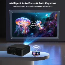 WZATCO Legend Pro, 26000 Lumens, Native 1080P, Fully Automatic, HDMI ARC, Android (26000 lm / 2 Speaker / Wireless / Remote Controller) Projector image 2