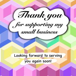 Mini Thanks-you cards for business purposes Business Card-42