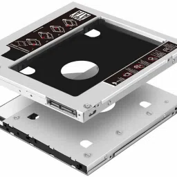 Paruht Caddy Opulent SATA 2ND SSD HDD 12.7mm 512 GB Laptop Silver, 1P SATA Internal Solid State Drive (SSD) (12.7mm 2.5'' for Internal Hard Drive SSD HDD 2.5 Inch for Internal Drive)-13