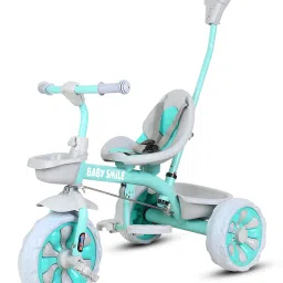 Baby Tricycle for Kids | Cycle with Parental Control Handle (1–3 Years) foldable toddler tricycle Tricycle-image-90