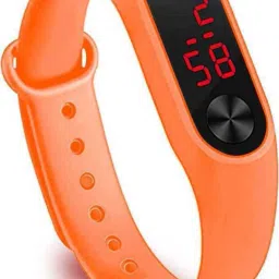 connate enterprise M2 Black LED Band Unisex Watch For Kids-image-13