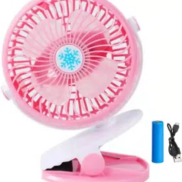 icall Foldable Personal Portable Desk Table Cooling Fan Rechargeable Mini USB Charger Rechargeable Table Fan You Can Also use Directly Fan Power Bank Desk Fan USB Fan-image-37