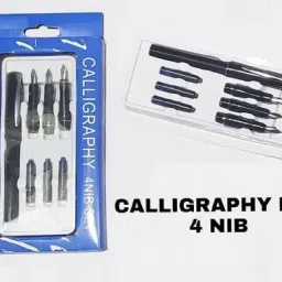krytone 1 Pcs Professional Calligraphy Pen Set 4 Nib With Extra Refill Pen Set Calligraphy image 4