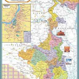 West Bengal Map : Political Photographic Paper-image-11